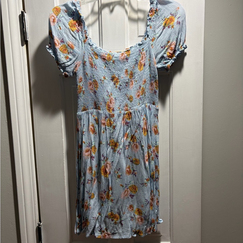Floral Puff Sleeve Dress